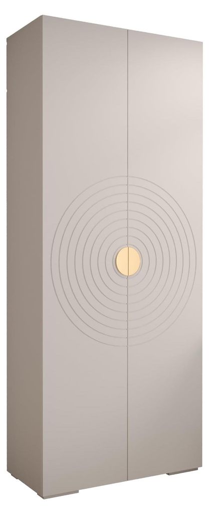 Kryspol - Kleiderschrank Weiß, 2 Tür, 1 Modul 100x236,7x47cm, Manhattan Ryfel 6