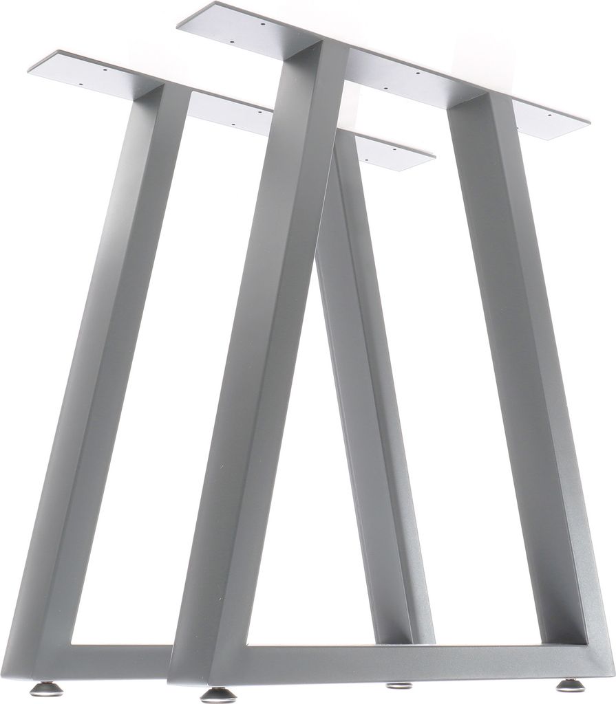 XPOtool Lot 2x Pied de table en Forme de trapèze de design Image du produit 