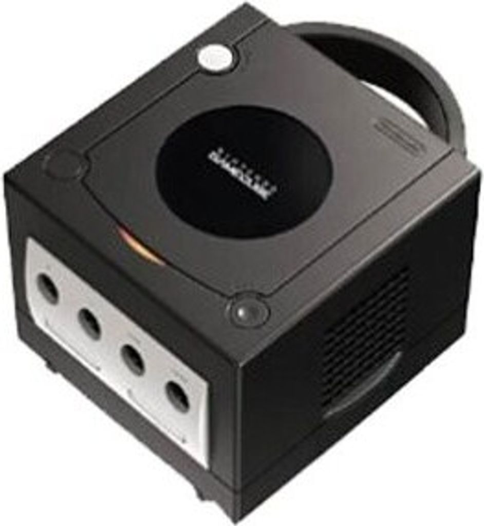 Nintendo GameCube Schwarz, Gut, mit ergonomischem Produktbild