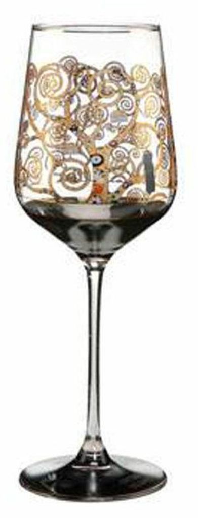 Goebel Weinglas Gustav Klimt - Der Lebensbaum, Glas, Bunt, 450 ml, 66926631