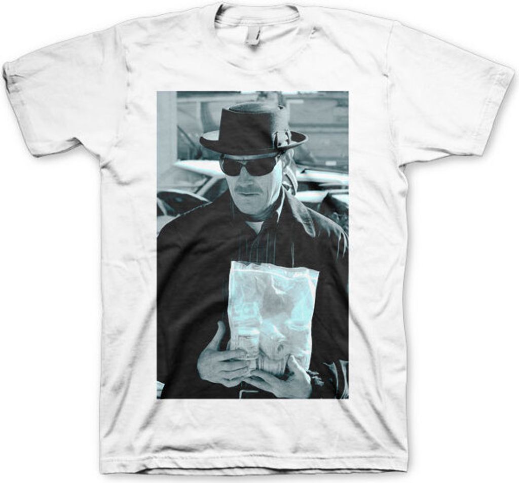 Heisenberg Money Bag T-Shirt - Medium - White