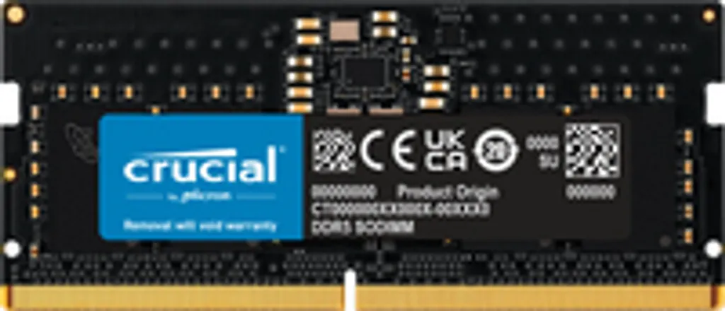 RAM DDR5 Crucial 8 Go 5600 MHz Haute Vitesse pour Laptop Performant