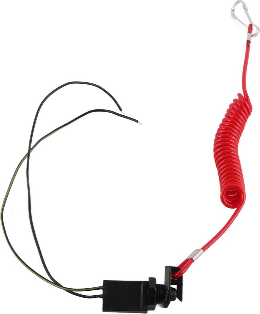 Bootsmotor-Notausschalter-Lanyard 585134 Außenbordmotor und Sicherheitshalteseil als Ersatz für Evinrude