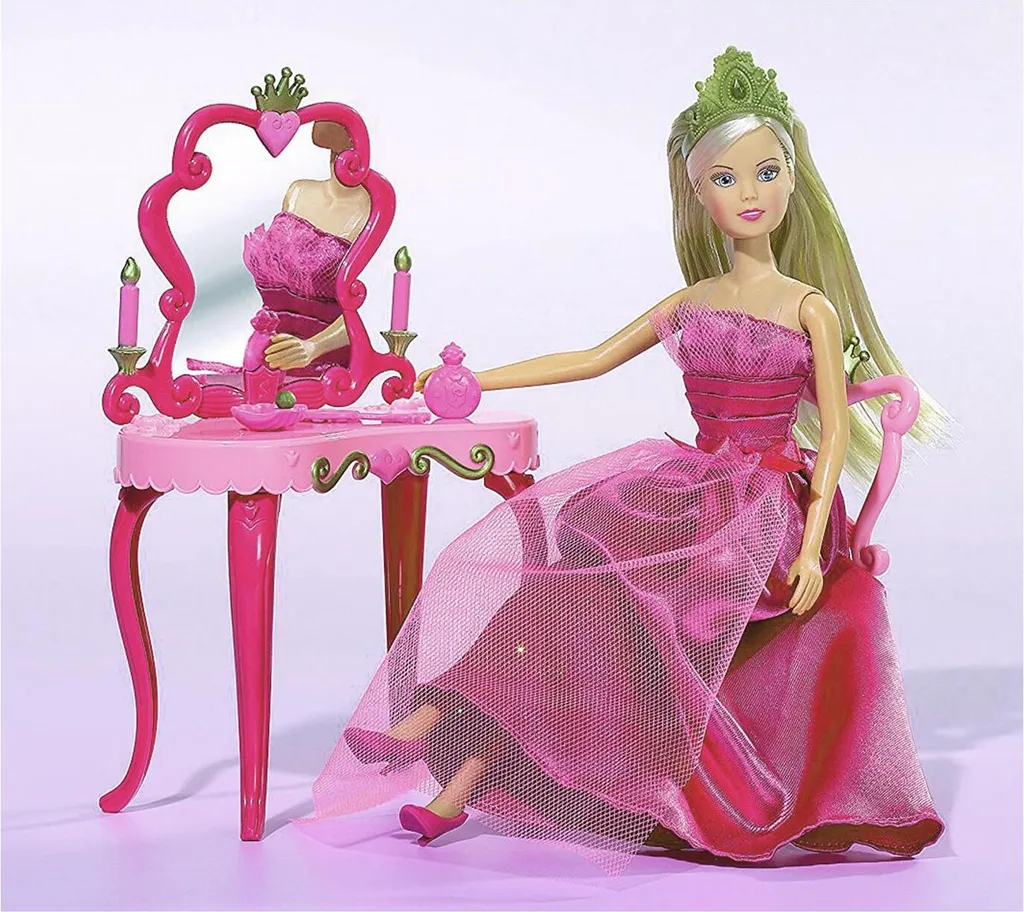 Table de beauté SL Fairytale en Bois Blanc - Design Féerique et Robuste
