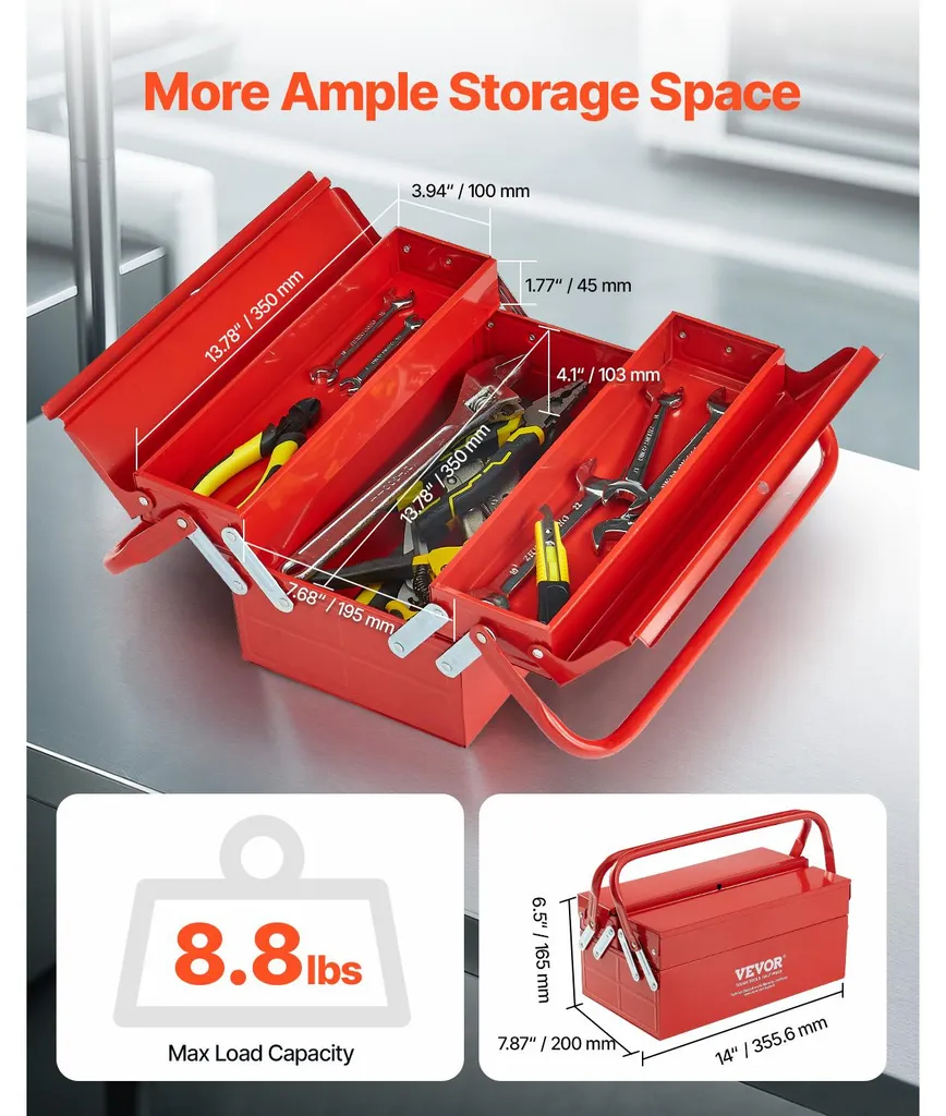 Solution de transport pour outils avec verrouillage de sécurité rouge - 2