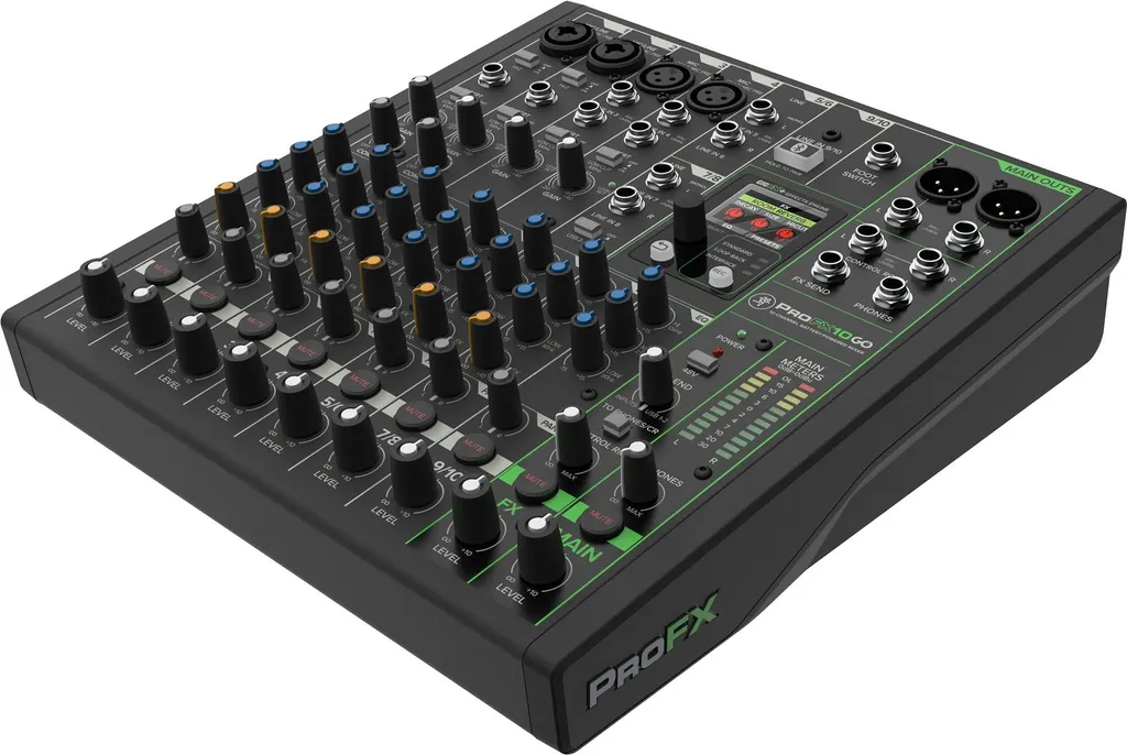 Table de Mixage Autonome Mackie ProFX10 GO à 10 Canaux et Bluetooth 5.0