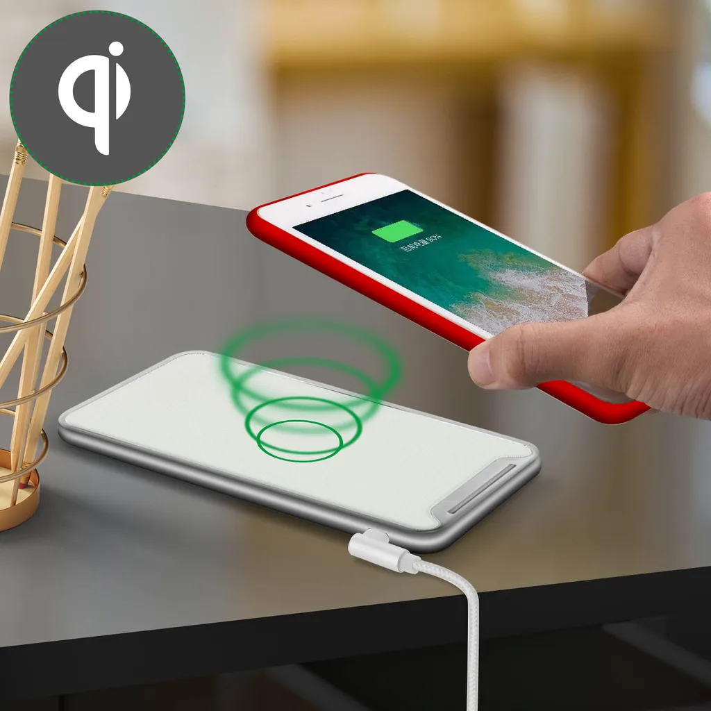 Chargeur sans Fil Qi Rapide 10W VoltBeam Pro pour iPhone et Android - 7