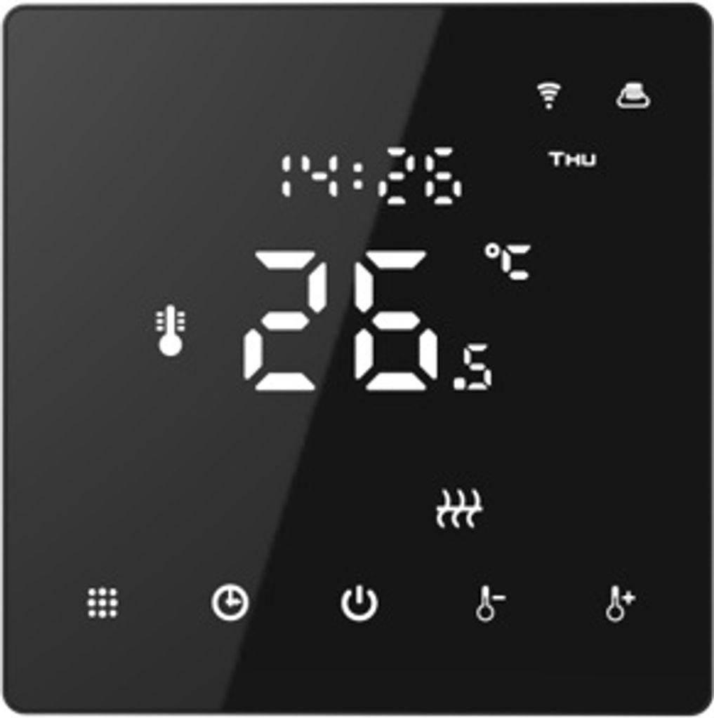 BOT WiFi Raumthermostat Tuya RT4 16A schwarz