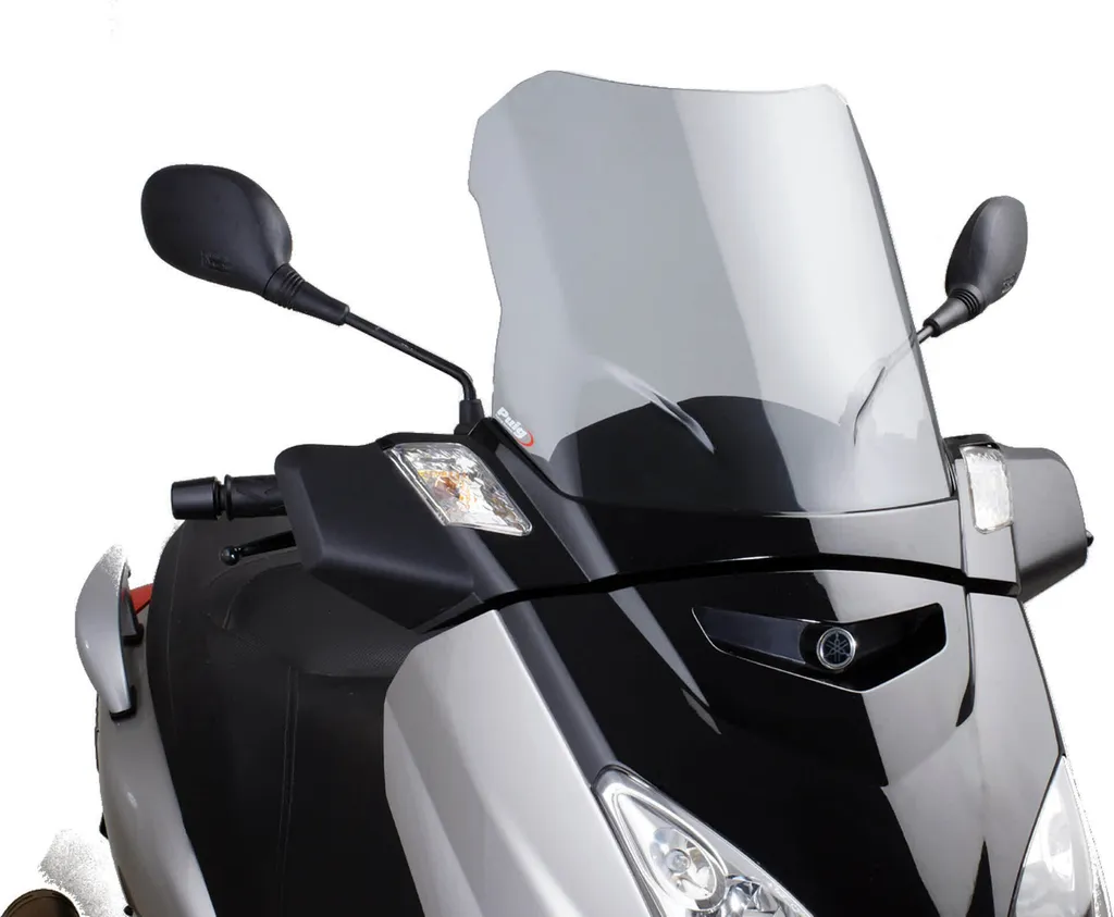 Bulle Yamaha PUIG V-Tech Touring Fumé Clair pour Confort Grand Trajet