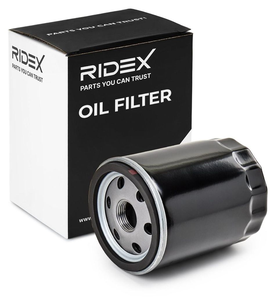 Ölfilter RIDEX 7O0003 Anschraubfilter passend für MERCEDES-BENZ G-Klasse SUV (W463) für RENAULT CLIO II (BB0/1/2, CB0/1/2) KANGOO Express (FC0/1)