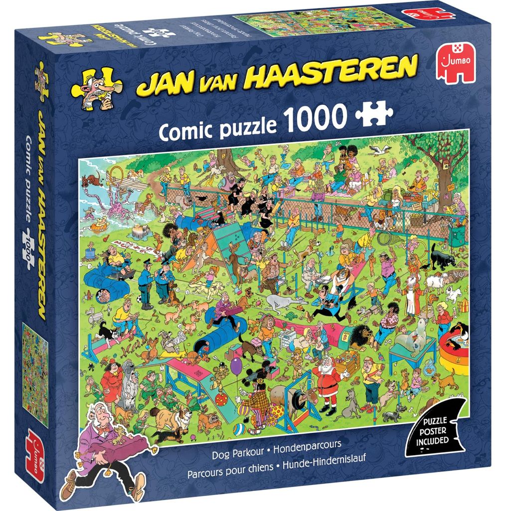 Jan van Haasteren - Hunde - Hindernislauf (1000 Teile), Produktbild 