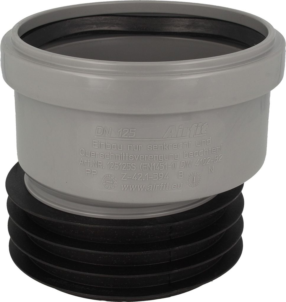 Airfit PP- Universal-Steckmuffe Airfit Plus DN 125x125 125125S