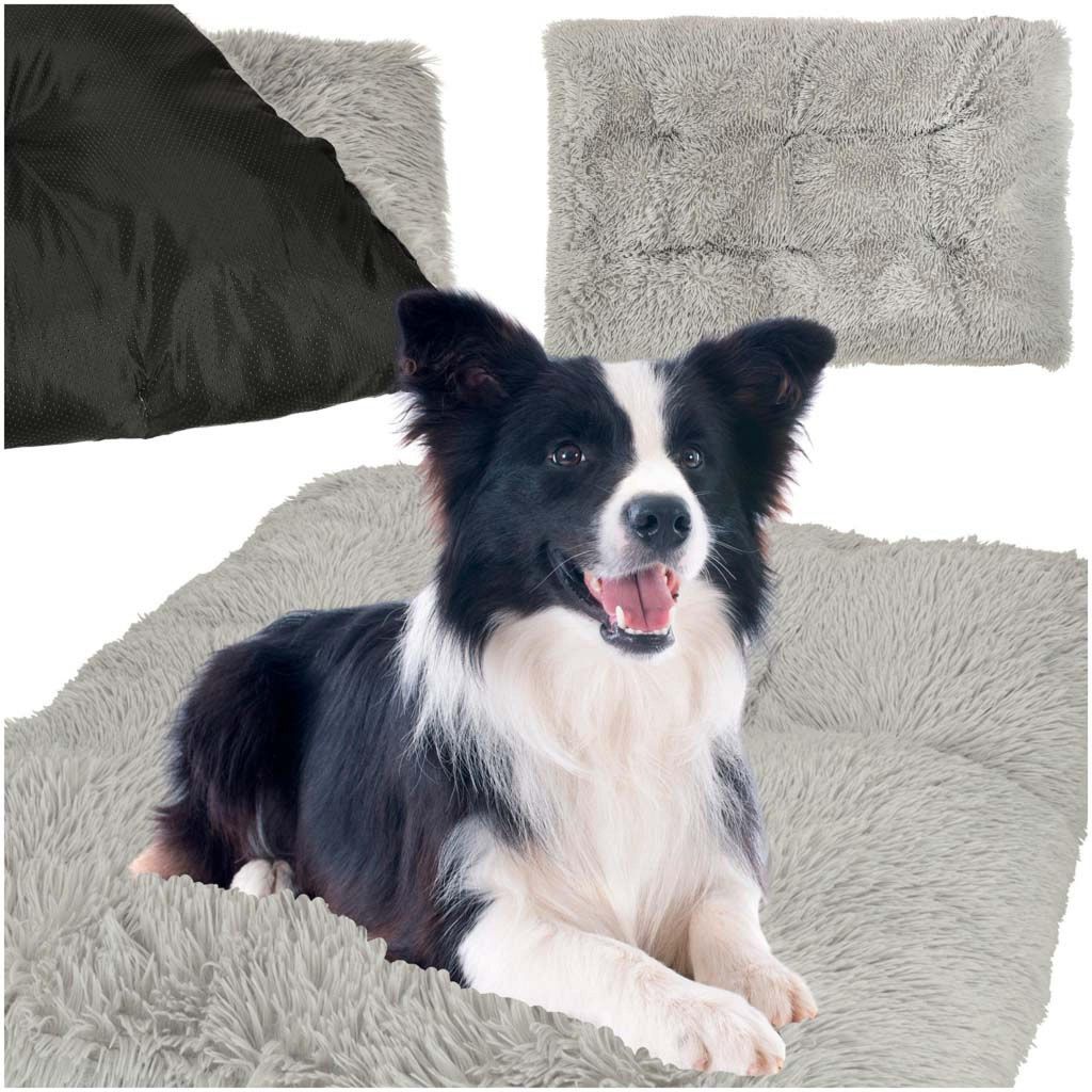 Hundebett für Katzen, Plüschbett, flauschiges Kissen, Produktbild 