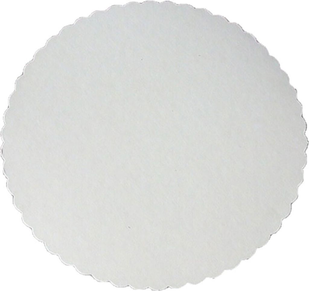 100 Tortenunterlagen rund Triplexkarton Ø 28 cm weiß mit Fettbarriere