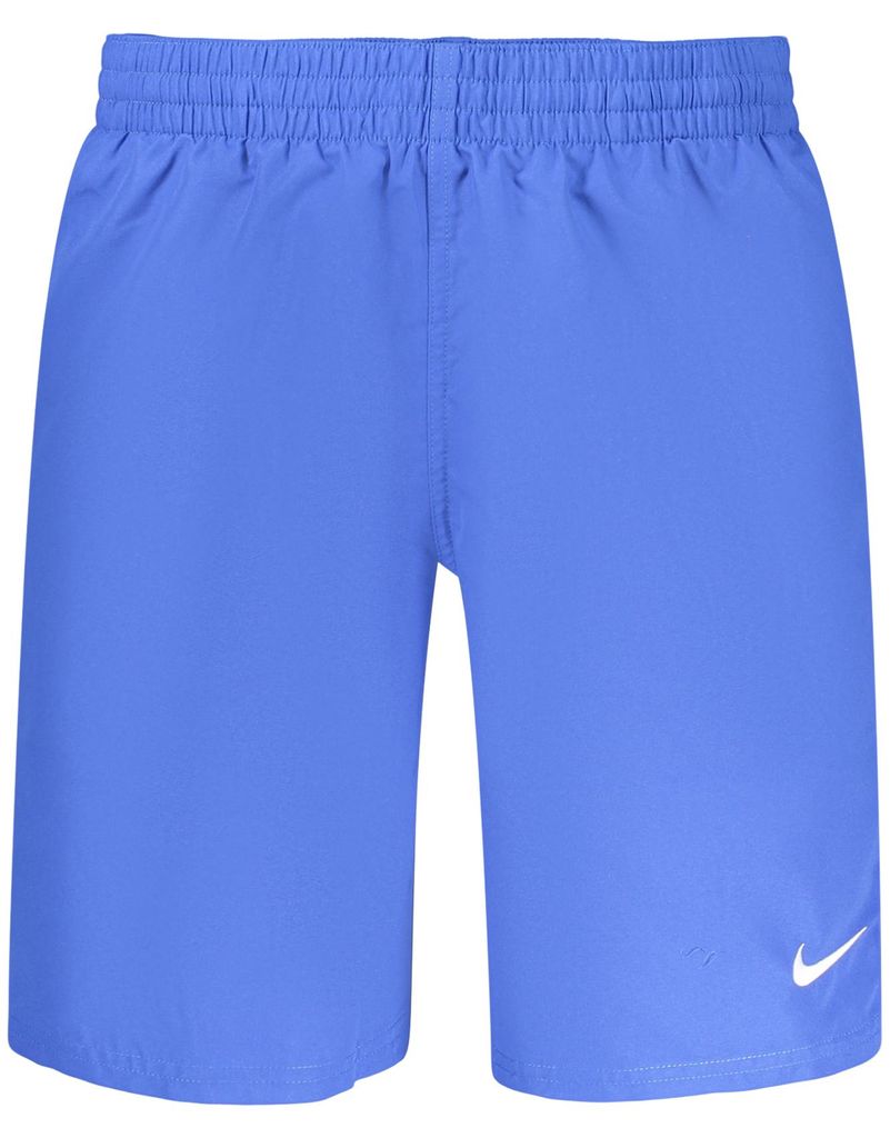 Blaue Herren Badehose mit Kordelzug und Stickerei - Produktbild 