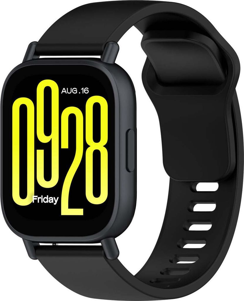 Bizon Strap Watch Silicone Xiaomi Redmi Watch 5 Lite / 5 Active schwarz