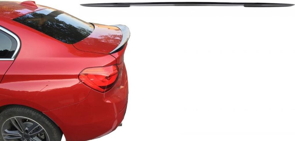 Kofferraumdeckel Spoiler Flügel Heckklappenspoiler für BMW 1er F52 2017–2023 Schwarz Glänzend.