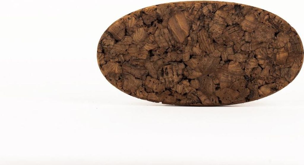 INNA-Glas Untersetzer Presskork MANARA, oval, dunkel, 20x10x1,8cm - Korkuntersetzer