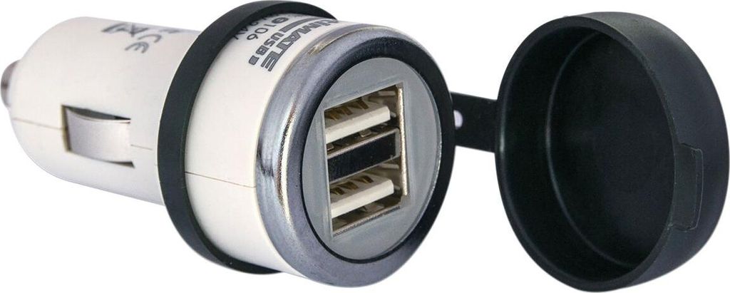 Presa Usb Tecmate per accendisigari 2 uscite Immagine del prodotto 