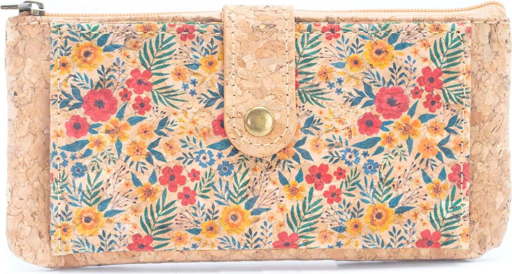 Kork Geldbörse Pequeno Geschenk Portemonnaie Geld Etui Flowers