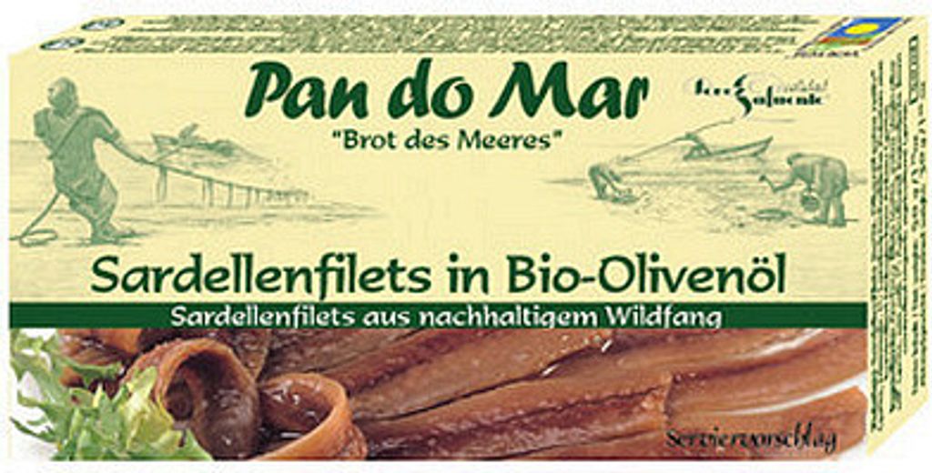 Pan do Mar Sardellenfilets in -Olivenl - 50g Produktbild 