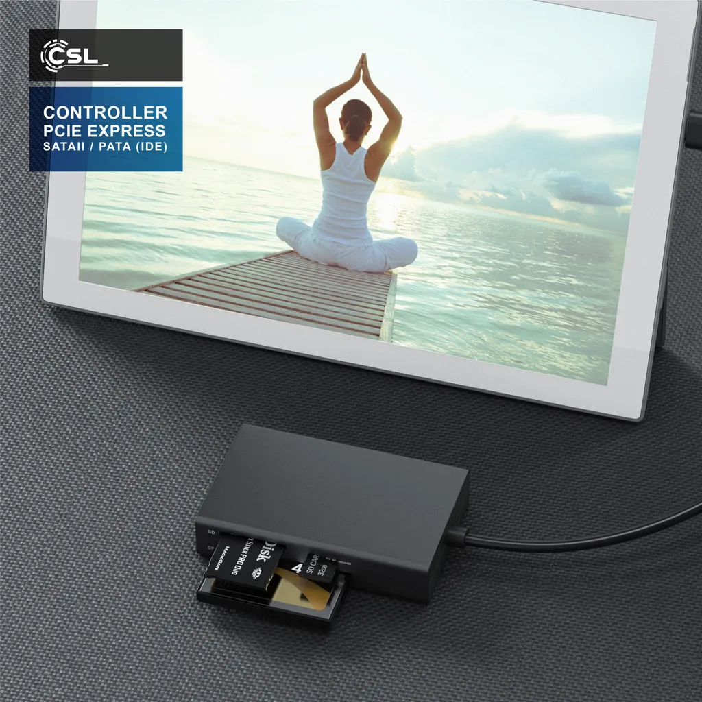 Lettore SD/Micro SD CSL USB 3.2 - Workflow Rapido per Fotografi e Video - 4