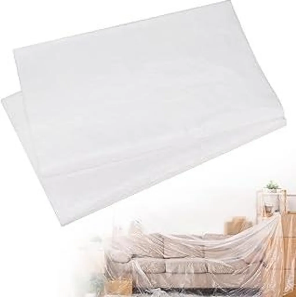 Telo Protettivo Hejo 4x5 m Resistente - Pellicola PE per Pittura