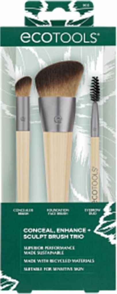 EcoTools New Natural Conceal, Enhance + Sculpt Trio Pinselset
