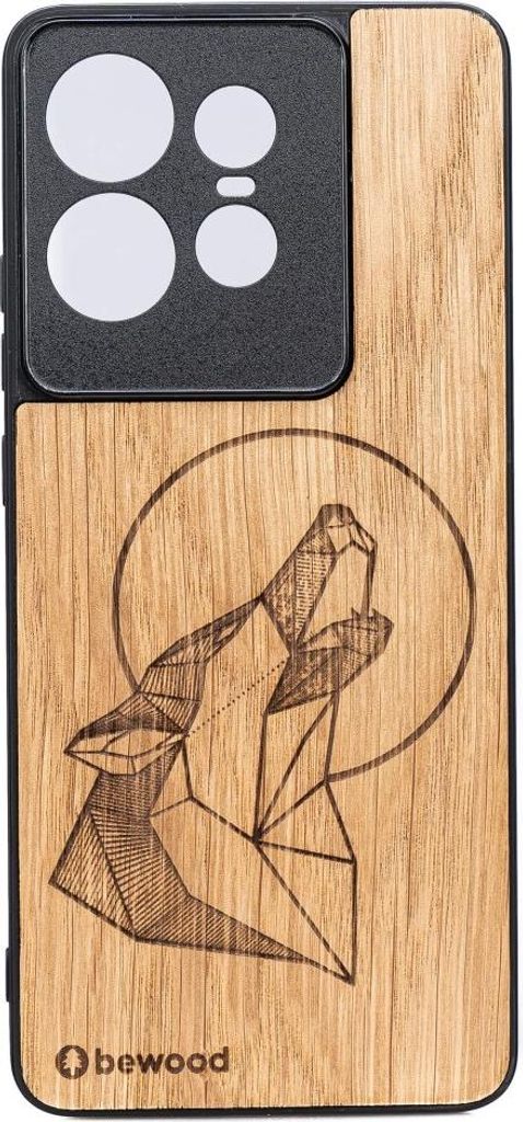 Bewood Holzhülle für Motorola Edge 50 Pro WOLF OAK