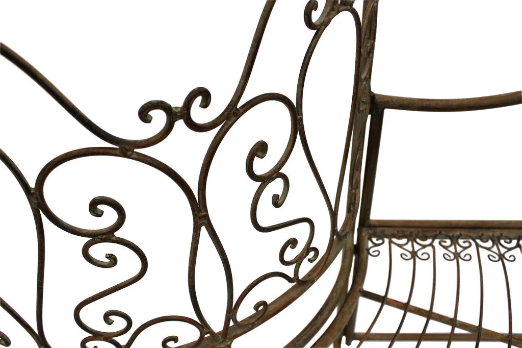 Banc de Jardin pour Arbre 135 cm Marron - Créez un Coin d'Ombre Relaxant - 5