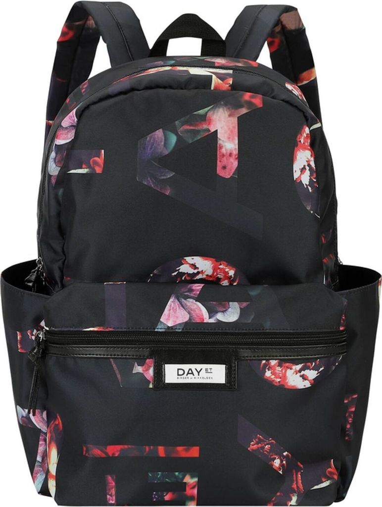 DAY ET Freizeitrucksack Rucksack mit Laptopfach Gweneth Print Backpack Black schwarz mehrfarbig