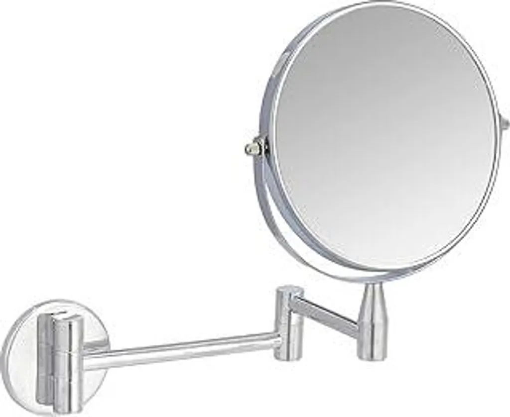 Specchio Cosmetico da Parete Cromato 1x/5x | Amazon Basics 32,5 x 25,4 cm
