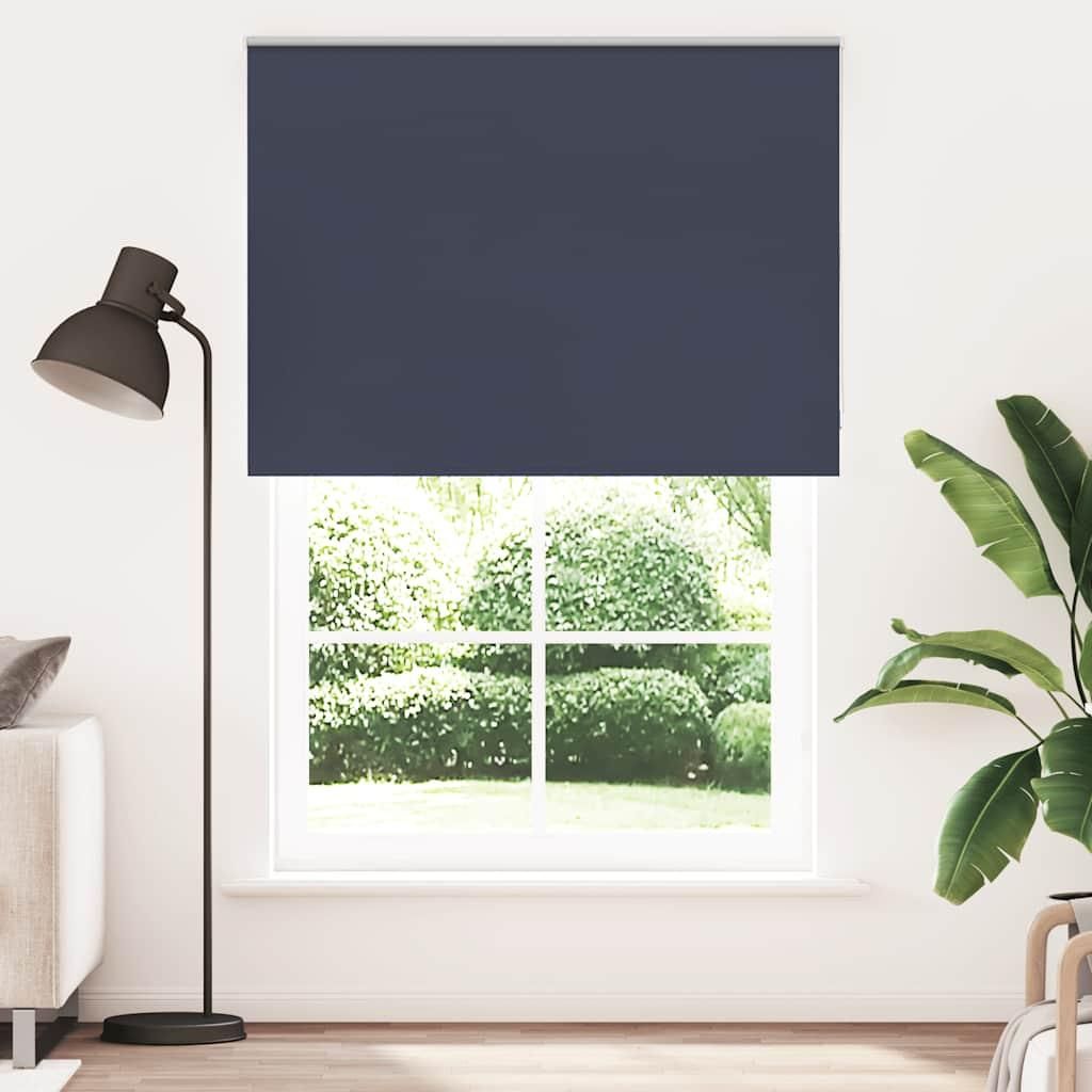 vidaXL Verdunkelungsrollo Marineblau 150x210 cm Stoffbreite 146,6 cm