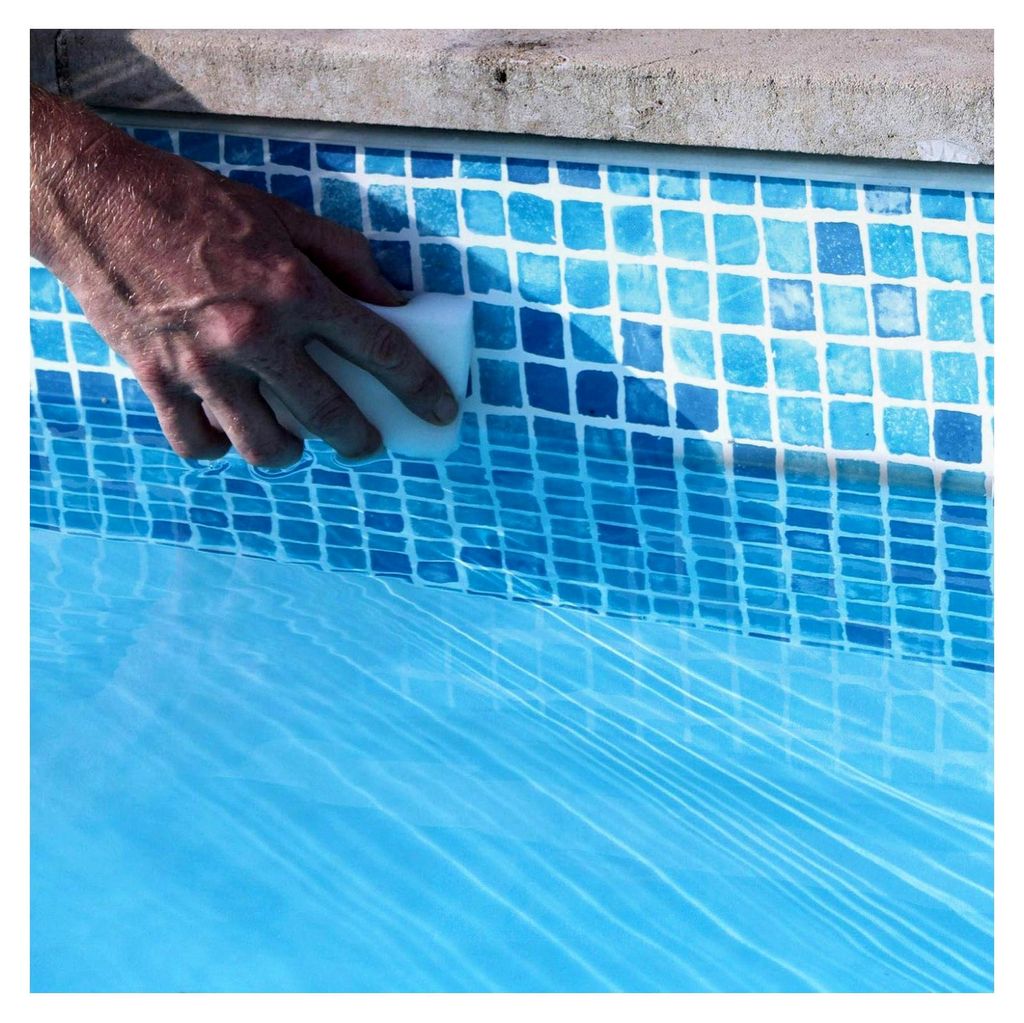 3 x PoolGom Standard, Radiergummi für PVC-Folien, Fliesen, Kunststoffe und mehr