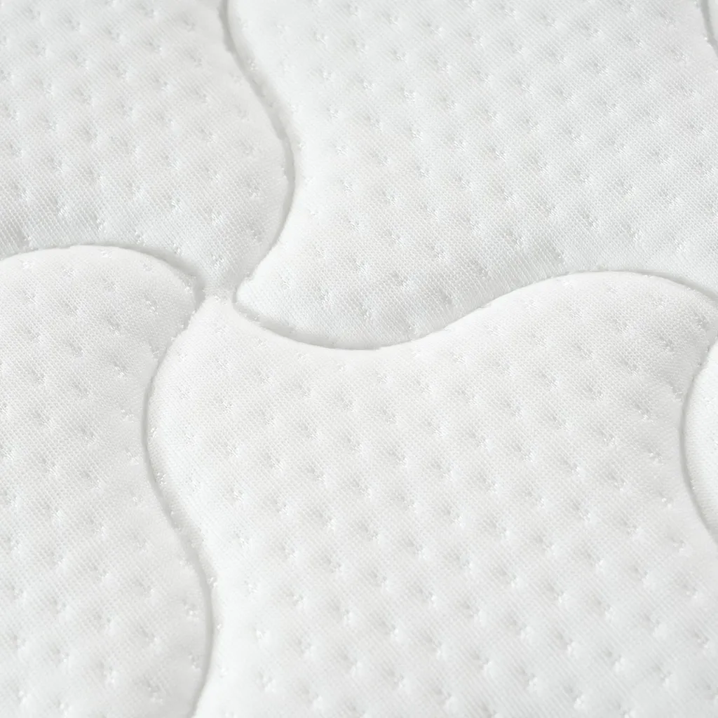Lit d'Appoint Pliable 90x190 cm pour Invités, Matelas Ressorts 10cm