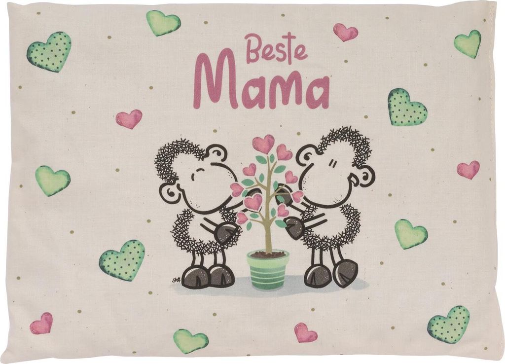 Sheepworld 47417 Kirschkernkissen Beste Mama, 25 cm x 18 cm