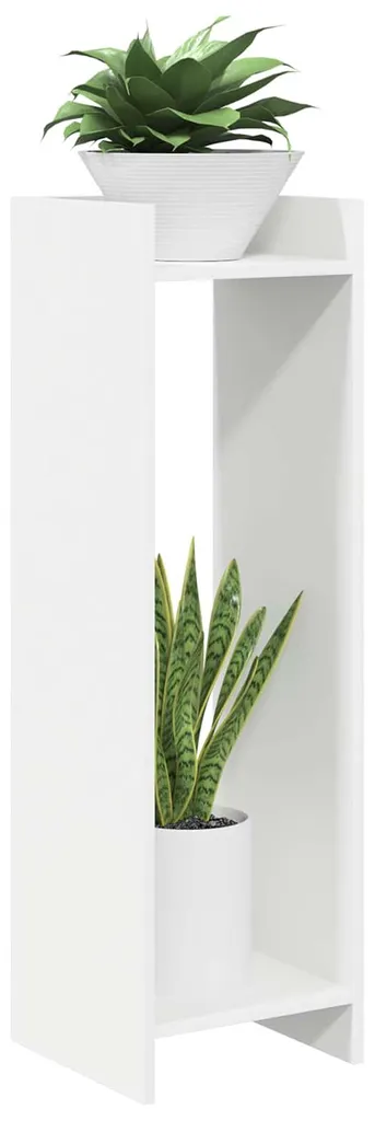 Support de fleurs blanc 100 cm, solution stable pour plante tombante