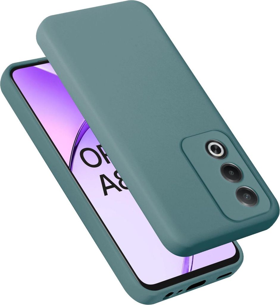 Cadorabo Hülle für Oppo A80 Hülle Silikon Handyhülle Case aus flüssigem Silikon, Kratzfeste und stoßfeste Schutzhülle für Oppo A80