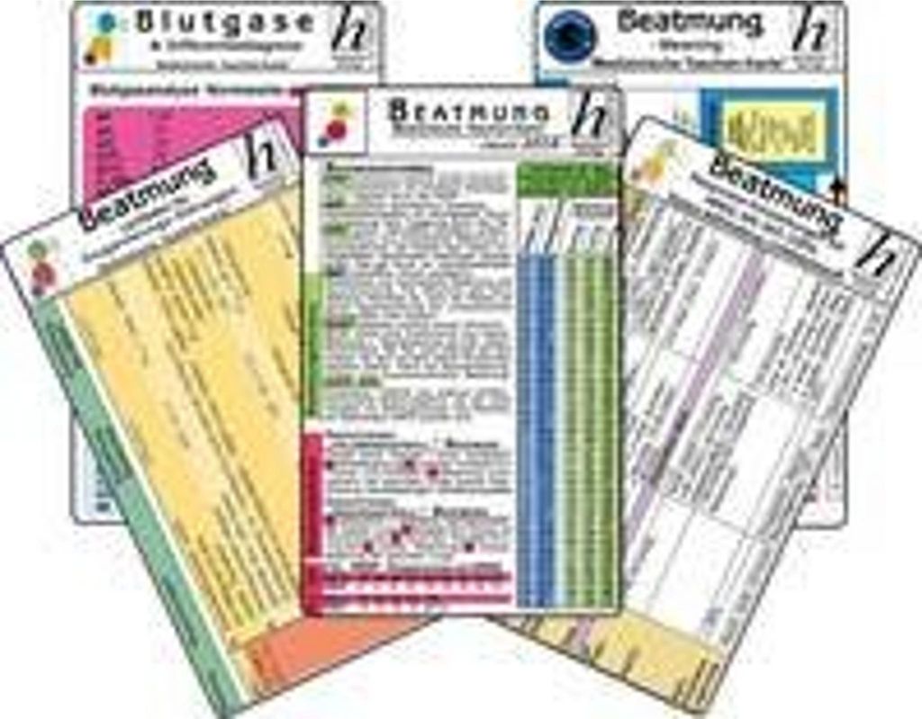 Beatmungs-Karten-Set - classic 2016 (5er-Set) - Medizinische Taschen-Karte