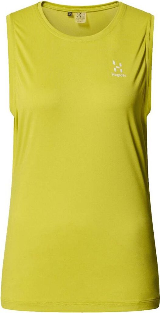 Haglofs L.i.m Tempo Trail ärmelloses T-shirt Gelb S Frau Gelb S