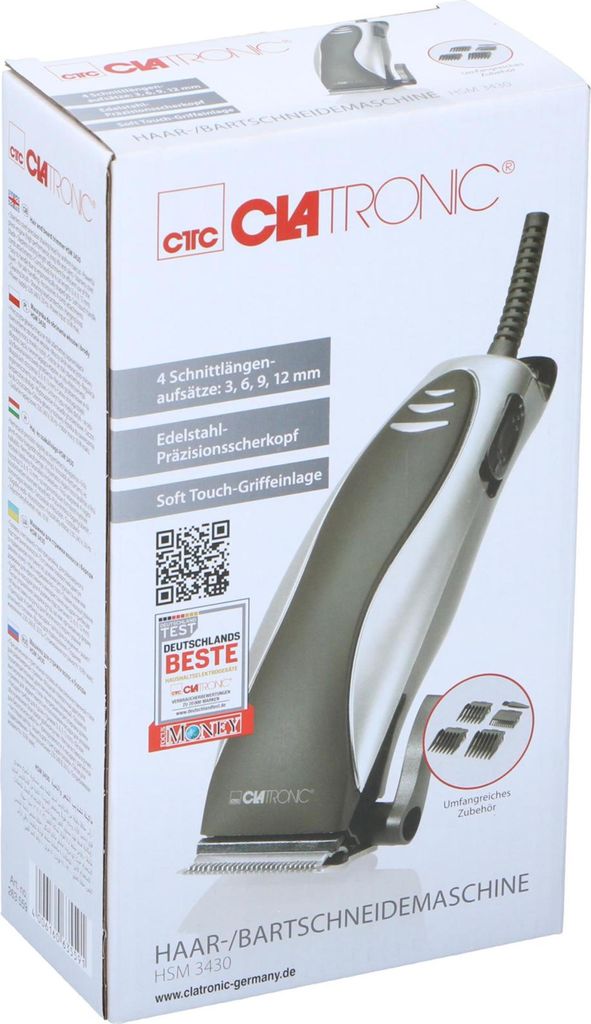 Clatronic HSM 3430, 1,2 cm, 3 mm, 230 - 240 V, Bart, Kopf Produktbild 
