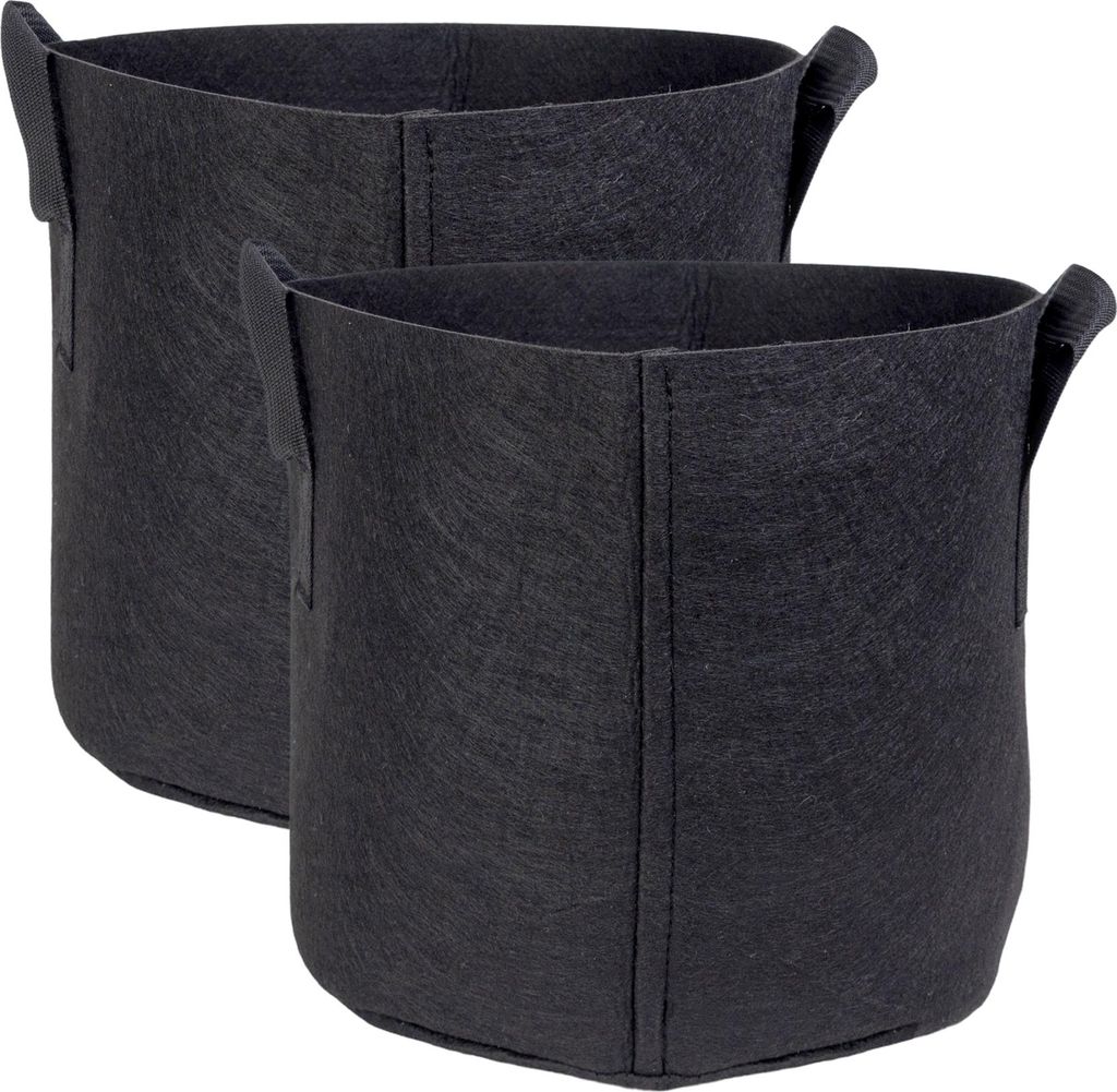 Intirilife 2x Vlies Pflanzsack in 20 Liter - 5 Gallon - 30 Produktbild 