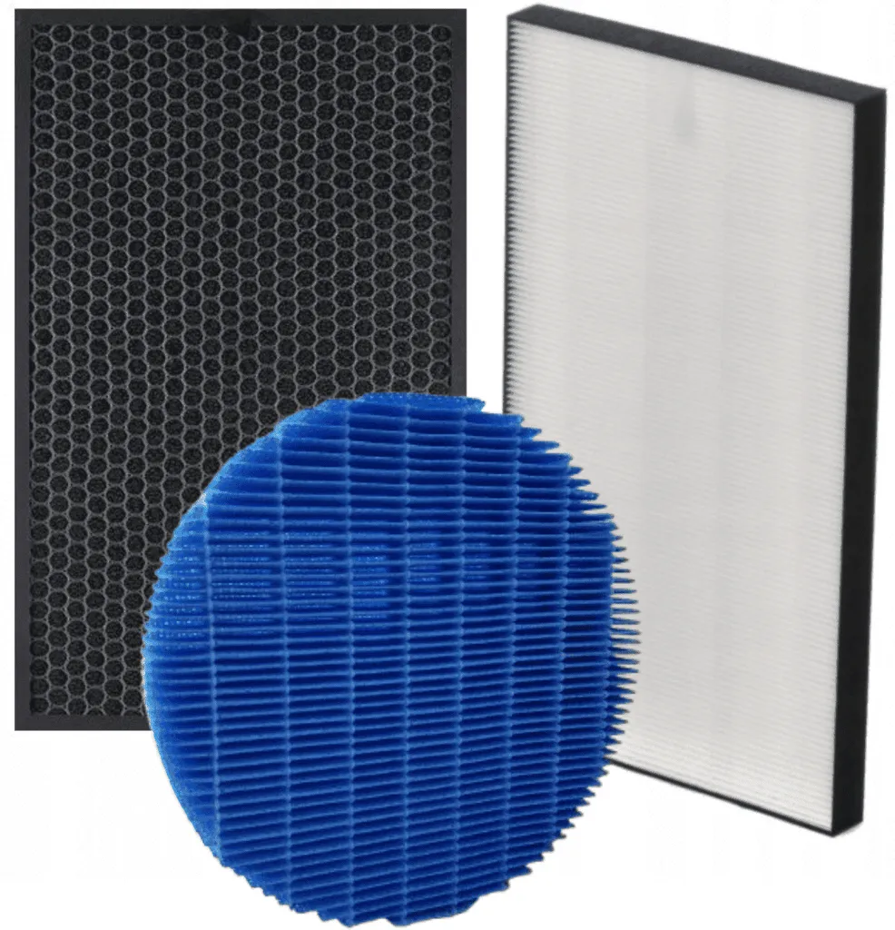 Lot de 3 Filtres Purificateur d'Air pour Sharp UA-HD40E-L FA34 Kit - 2