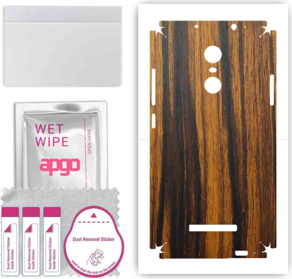 apgo Rückseite + Seiten Schutzfolie, Skin, kompatibel mit Xiaomi Redmi Note 3 Note 3 Pro, Hinten Displayschutzfolie aus Vinylfolie, kratzfest, ein...