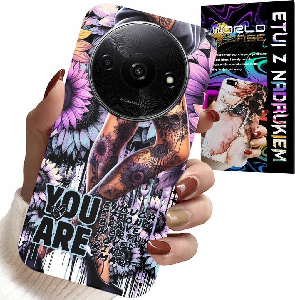 Fall Für Xiaomi Redmi A3 - Feminine Designs Sie Sind Frau Mit Tattoo