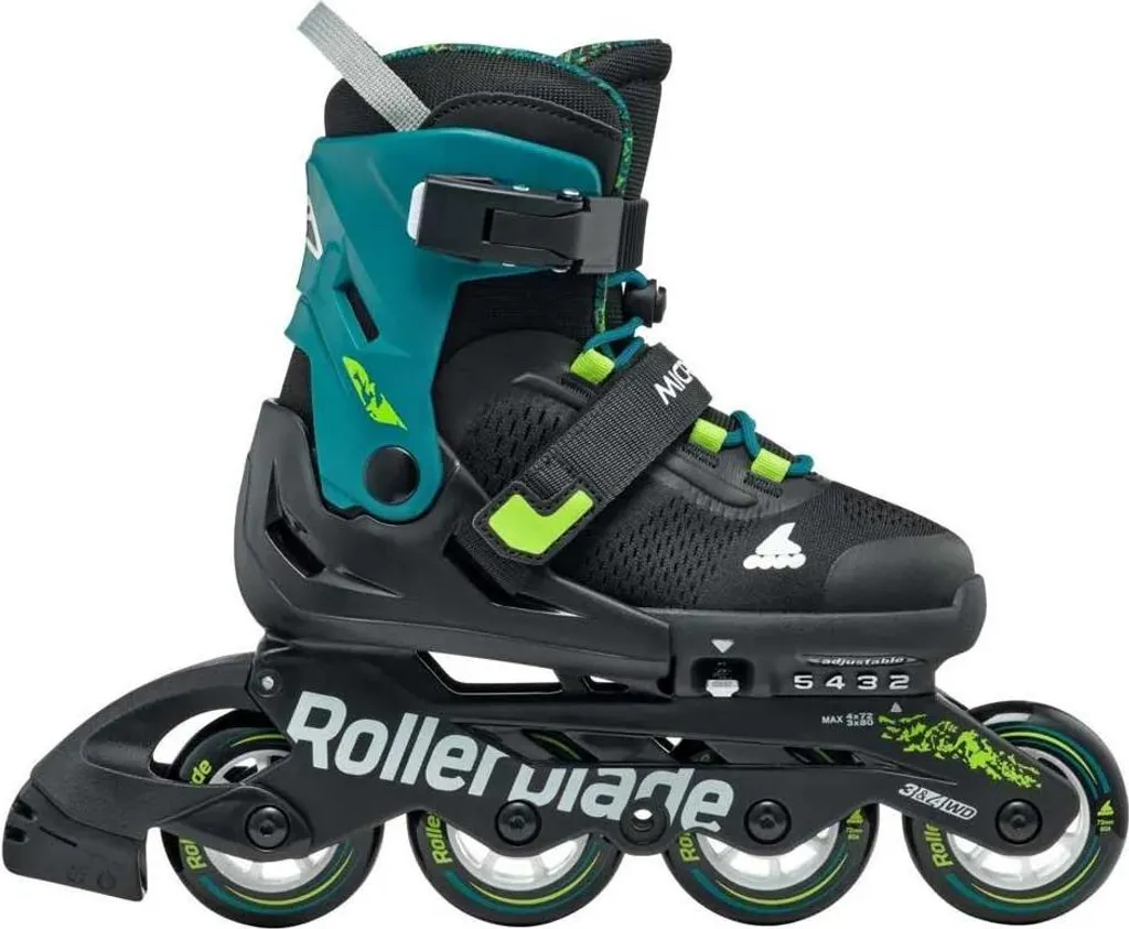 Rollerblade Microblade Noir 36 1/2 : Patins Ajustables à Confort Maximisé