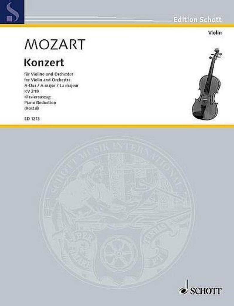Konzert A-Dur KV 219für Violine und Orchester