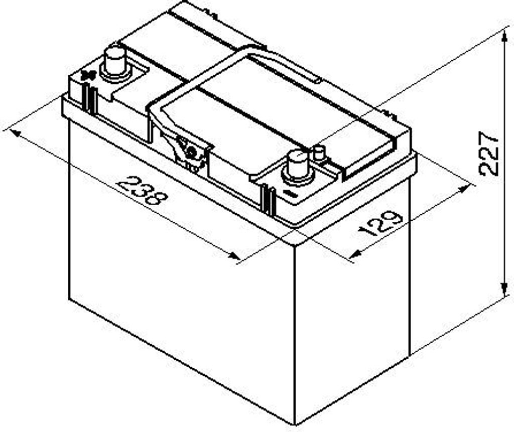 BOSCH Batterie de démarrage S4022 45AH 0 092 S40 220 Image du produit 