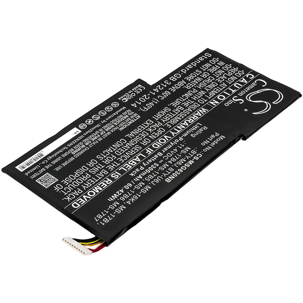 Batteria Notebook MSI 0016K2-213 Compatibile TECHTEK | 60.42Wh Alta Qualità - 2
