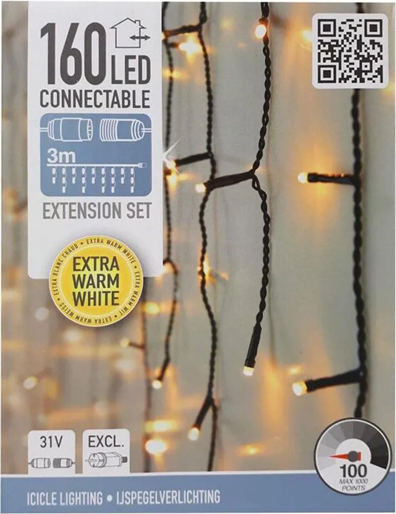 Éclairage Extérieur Robuste 160 LED 3m Connectable pour Façade sans Travaux - 9